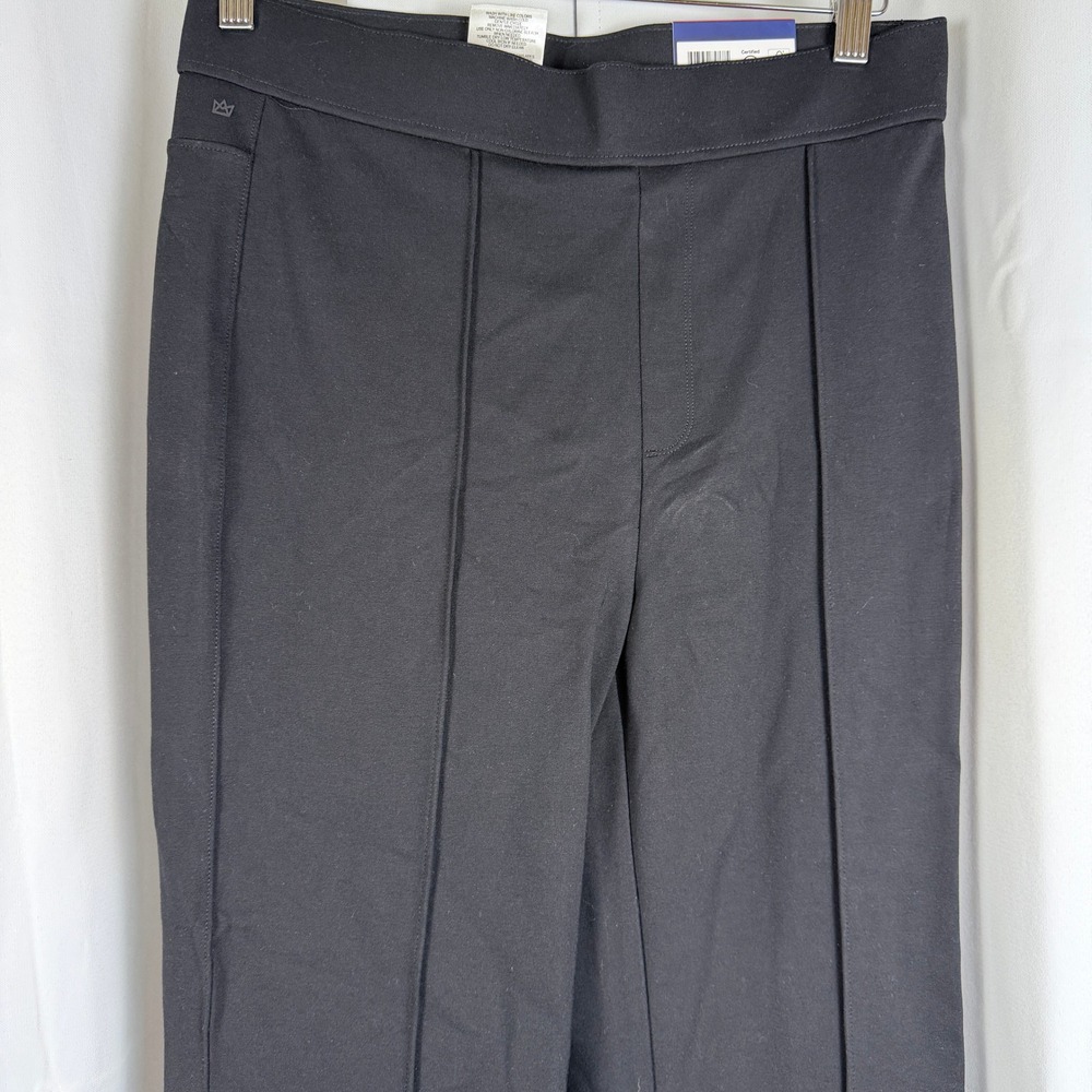 Modern Ambition High Rise Flare Ponte Pant Black Core Shaping Size M NWT